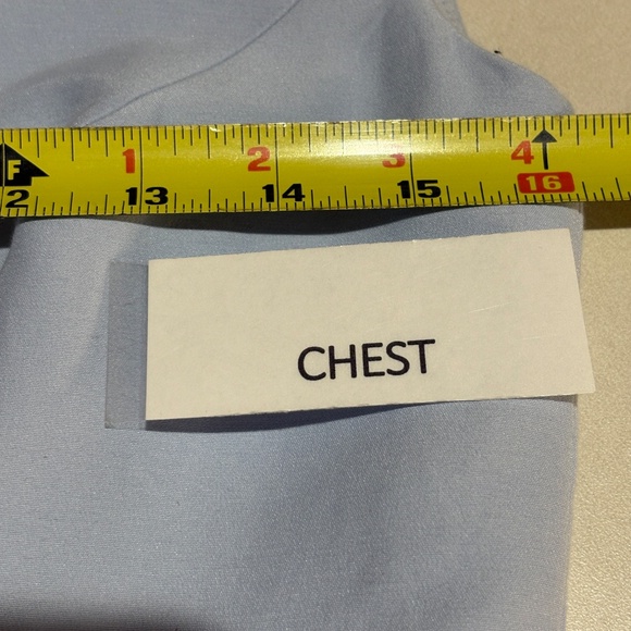 Halston Heritage Womens Fit & Flare Cotton & Silk Mini Dress Sz 2 Blue Cocktail - Picture 9 of 10